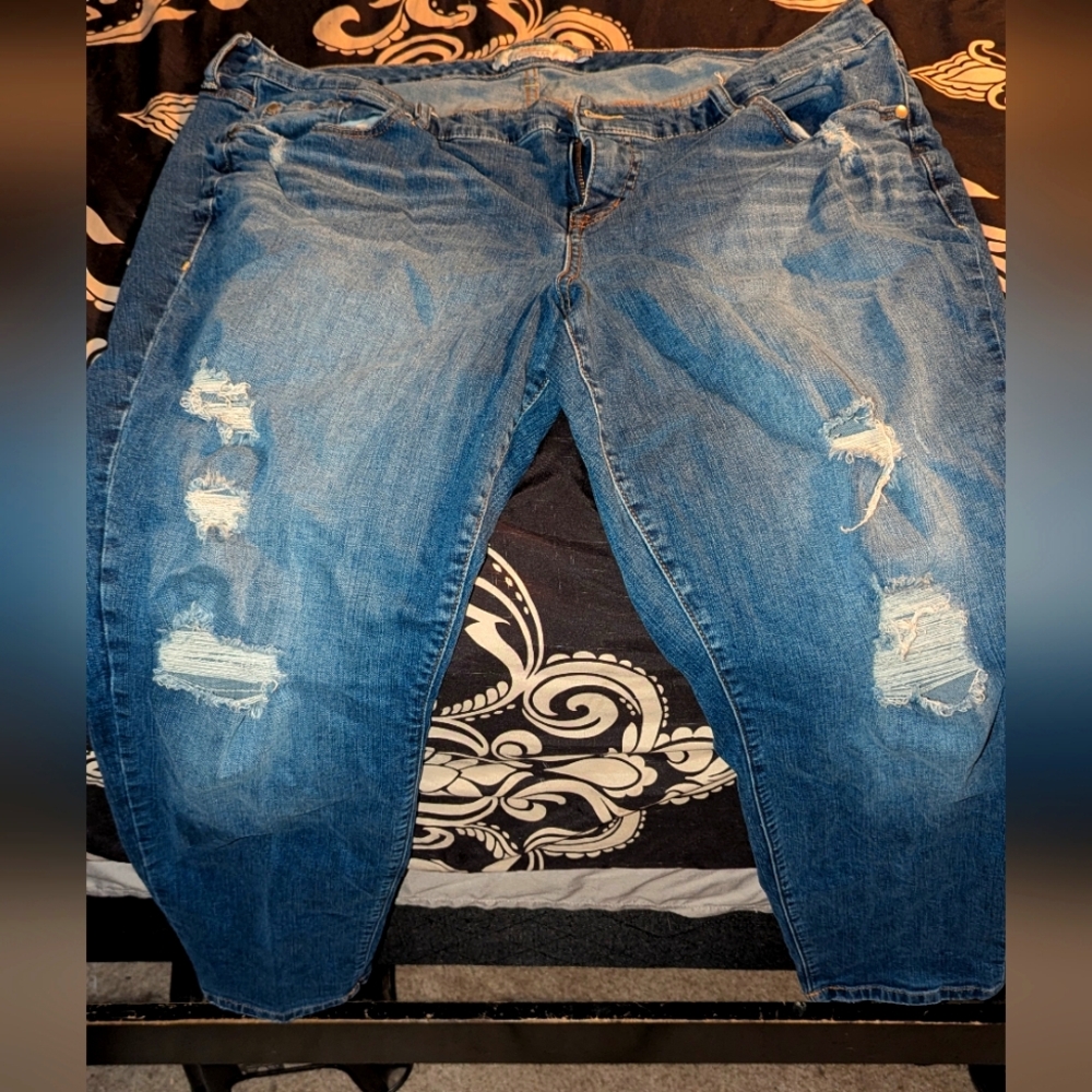 Skinny Distressed Torrid Jeans